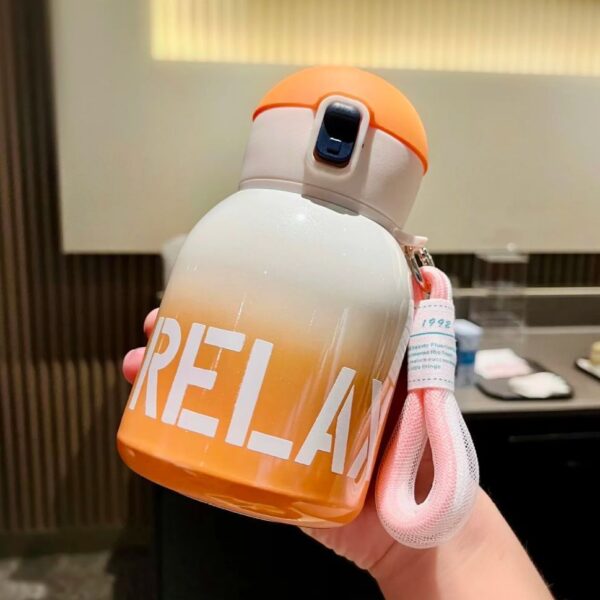 Cute Stainless steel insulated sipper bottle - Image 2
