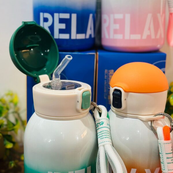 Cute Stainless steel insulated sipper bottle - Image 3