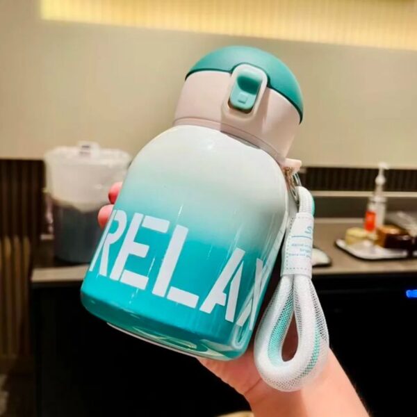 Cute Stainless steel insulated sipper bottle - Image 6