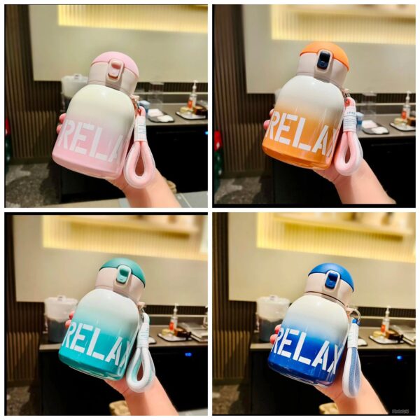 Cute Stainless steel insulated sipper bottle - Image 8