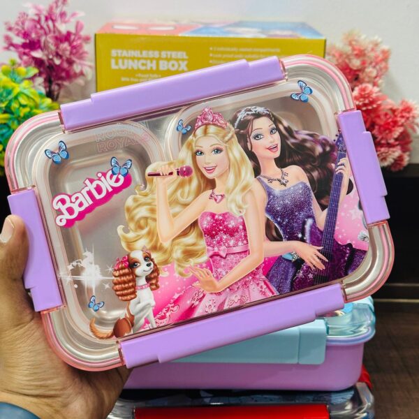 Insulated bento 3 grid Lunch Box - Image 6
