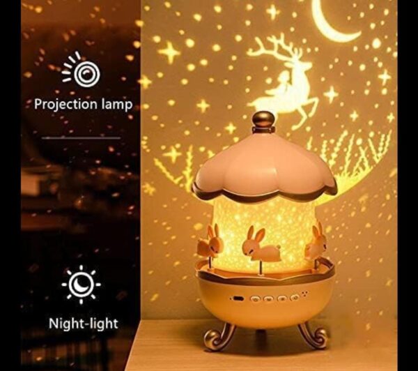 Rotating Star Projector Lamp with 6 films - Image 2