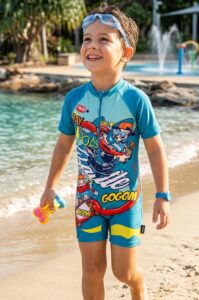 Kids Jump Printed Swimming Costume (Unisex)
