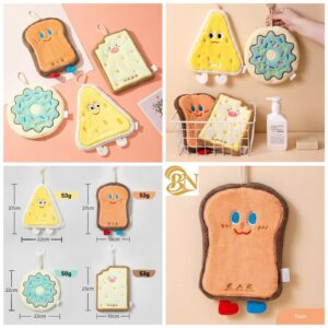 Korean Cartoon Cute Hand Towel Hanging