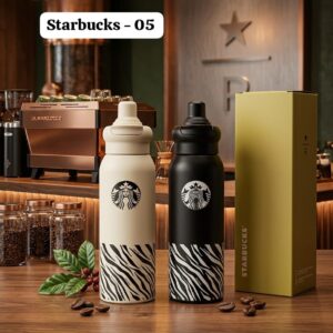 Starbucks Black & White Edition Dual Sip Sipper